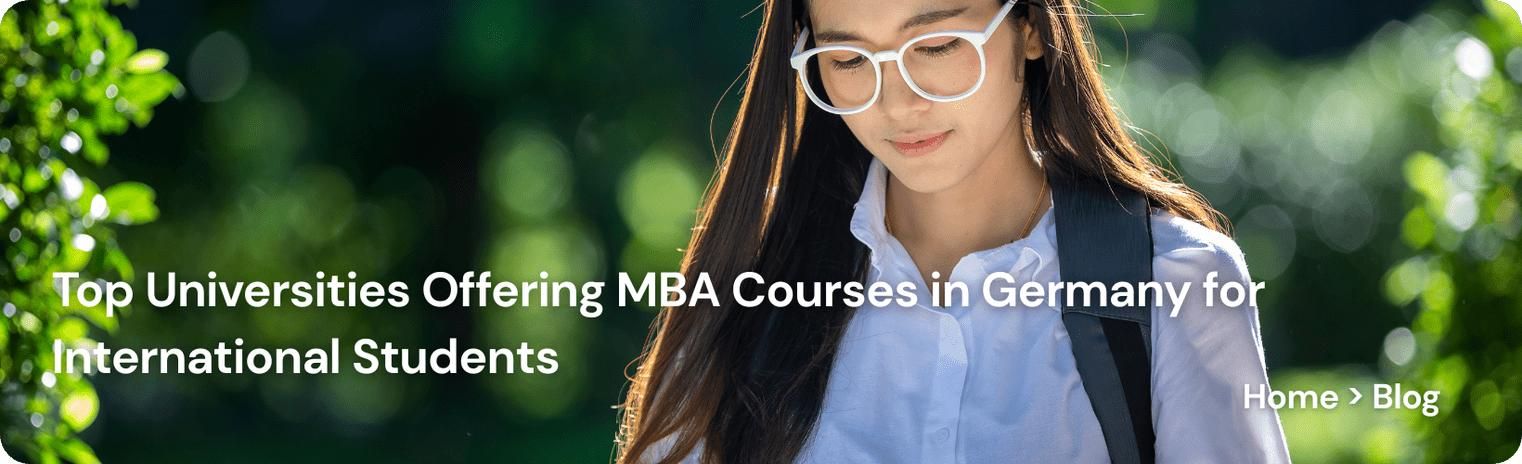 Top Universities Offering MBA Courses in Germany for International ...